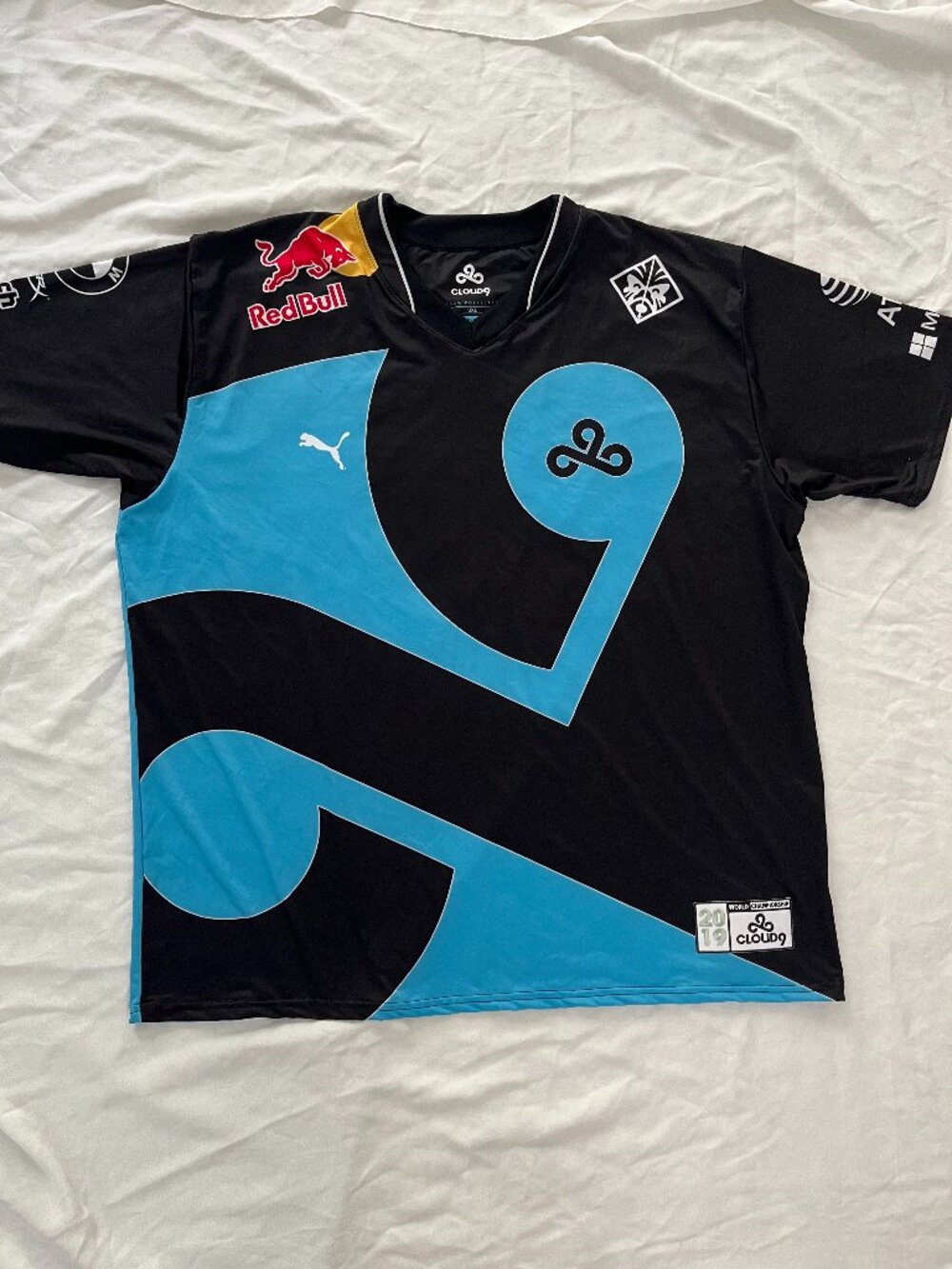 Cloud9 eSport Redbull Jersey Size 3XL puma shirt LOL world championship Zeyzal